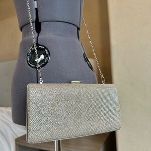 Sparkly clutch/purse in gold champagne color